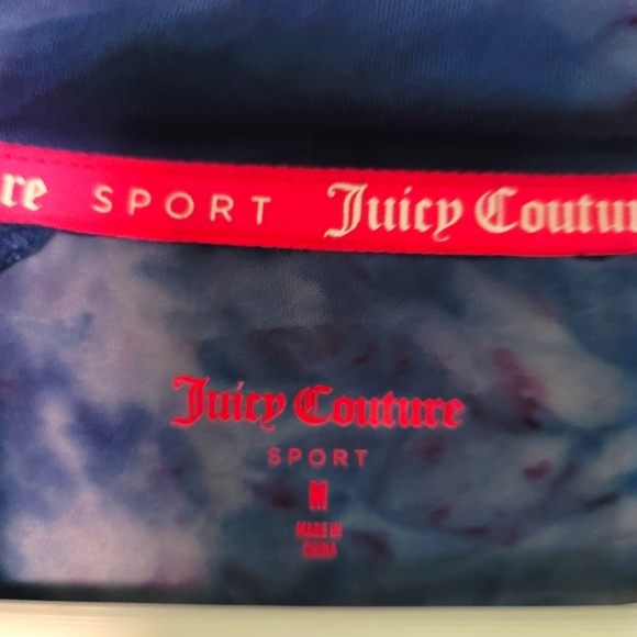 NWT Women's Juicy Couture Women's Nirvana Studio Zip Hoodie Tie Dye MEDIUM - Picture 5 of 6